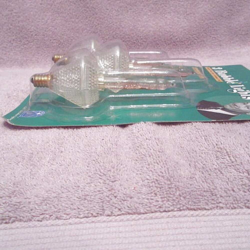 New Vintage Bethlehem Glitter Stars Bubble Light Bulbs for Christmas Tree Socket - Picture 12 of 12